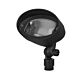 Marten 3.5W LED 12V AC /DC Cast Aluminium Adjustable Spike Area Floodlight Black / Warm White - PFL1900BK-PLV3-G4-27K