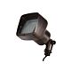 Gama 12~24V AC / DC MR16 Cast Brass Adjustable Spike Area Floodlight Weathered Bronze - PFL2300WB