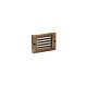 Hidra 12V 2W Rectangle Slotted LED Step Light Weathered Bronze / Warm White - PI-SLC2111WB