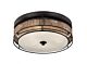 Laguna Large Flush Mount Renaissance Copper - QZ/LAGUNA/F/L