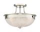 Mantle 2 Light Semi Flush Imperial Silver - QZ/MANTLE/SF IS