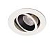 MDL-603 12 Watt Dimmable Centre Tilt LED Downlight White & Black / Cool White - MDL-603-WHBK + MDL-16D-850