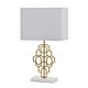 Akron Table Lamp Small Antique Gold / White - AKRON TLS-WHAG