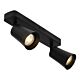 Alvey 2 Light GU10 Spotlight Black - ALVEY SP2B-BK