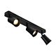 Alvey 3 Light GU10 Spotlight Black - ALVEY SP3B-BK