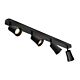 Alvey 4 Light GU10 Spotlight Black - ALVEY SP4B-BK