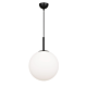 Bally 1 Light Pendant Large Black / Opal Matt - BALLY PE 12-BKOM