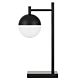 Basilo Industrial Table Lamp Black / Opal Matt - BASILO TL-BKOP