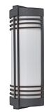 Charles 3 Light Exterior Wall Light Silver / Opal - CHARLES EX3-SL