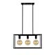 Collins 3 Light Pendant Matt Black - COLLINS PE3-BK