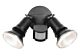 Comet 10 Watt Twin LED Floodlight with Sensor Black / Cool White - COMET EX2S-BK