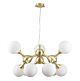 Cosmic 9 Light Pendant Brass / Opal - Cosmic PE80-BM