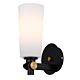 Delmar Wall Light Black / Opal Matt - DELMAR WB-BKOM