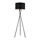 Denise 1 Light Floor Lamp Black - DENISE FL-BK+BK