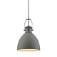 Fabrica 1 Light Pendant Large Grey - FABRICA PE40-GY