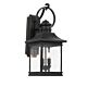 Fergus 1 Light Exterior Wall Lantern Black - FERGUS EX-BK