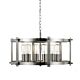 Finley 6 Light Pendant Large Matt Nickel - FINLEY PE60-NK