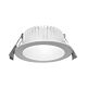 Flat 10 Watt Dimmable LED Downlight Nickel / Warm White - FLAT 100NK-830G2