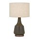 Jacin Ceramic Table Lamp Olive / Oat - JACIN TL-OLOT