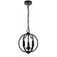 Kendal 3 Light Pendant Small Black - KENDALL PE3-BK