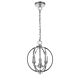 Kendal 3 Light Pendant Small Chrome - KENDALL PE3-CH