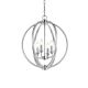 Kendal 4 Light Pendant Medium Chrome - KENDALL PE4-CH