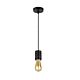 Lang 1 Light Pendant Suspension Black - Lang CS-BKBK