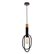 Marvin 1 Light Pendant Black / Gold - MARVIN PE1O-BKGD