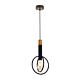 Marvin 1 Light Pendant Black / Gold - MARVIN PE1R-BKGD