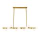 Moran 14 Light Pendant Antique Gold / Opal Matt - MORAN PE14-AGOP