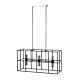 Nelson 6 Light Pendant Black & Chrome - NELSON PE6-BKCH