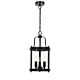 Newark 3 Light Pendant Small Black - NEWARK PE3-BK