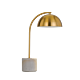 Ortez Table Lamp White Marble / Antique Gold - ORTEZ TL-WHAG