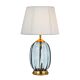 Perla Table Lamp Antique Gold / Blue - PERLA TL-IVBL