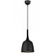 Polk 1 Light Pendant Small Brushed Black - POLK PE20-BKB