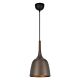 Polk 1 Light Pendant Small Brushed Bronze - POLK PE20-BZB