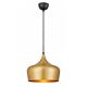 Polk 1 Light Pendant Medium Brushed Gold - POLK PE30-GDB