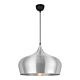 Polk 1 Light Pendant Large Brushed Aluminium - POLK PE45-ALB