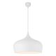 Polk 1 Light Pendant Large Brushed White - POLK PE45-WHB