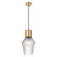 Rene Single Pendant Antique Gold / Clear - RENE PE20-CLAG