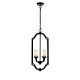 Saltram 4 Light Pendant Black - SALTRAM PE4-BK