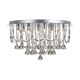 Sandro 9 Light Round Flush Mount Light Chrome - SANDRO CTC9-CH