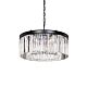 Serene 6 Light Round Crystal Pendant Small - SERENE PE06-BK