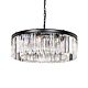 Serene 8 Light Round Crystal Pendant Large - SERENE PE08-BK