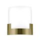 Solita 12 Watt Dimmable LED Wall Light Small Antique Brass / Tri-Colour - SOLITA WB20-AB