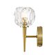 Zaha 1 Light 3W LED Wall Light Antique Gold / Warm White - ZAHA WB1-AGCR