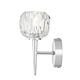 Zaha 1 Light 3W LED Wall Light Chrome / Warm White - ZAHA WB1-CHCR