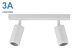 2 LIGHTS BAR ADJUSTABLE (2142W)