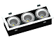 3X10W SQ ADJUSTABLE DOWNLIGHT (LUX-DD2810M-C30W)