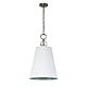 Delray 1 Light Pendant White - 21515